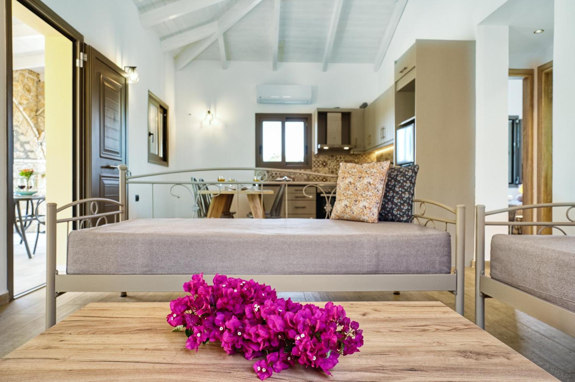 Astarte Villas - Astra Private Villas With Pool Vasilikos  Bagian luar foto